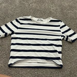 zara stripped top